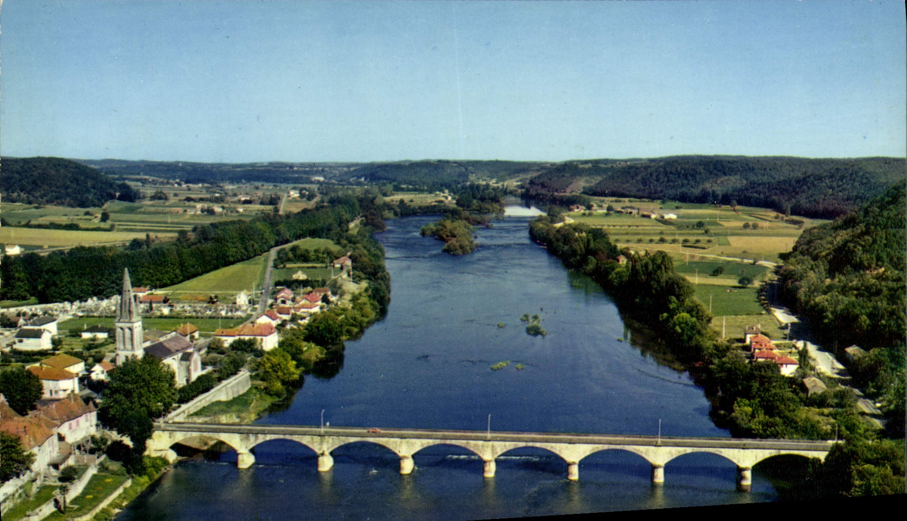 CPSM Lalinde Les Bords De La Dordogne