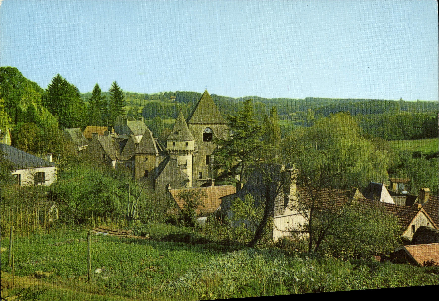 Saint-Genies (Dordogne) — Schloss und Kirche — Editions Théolojac, Limoges