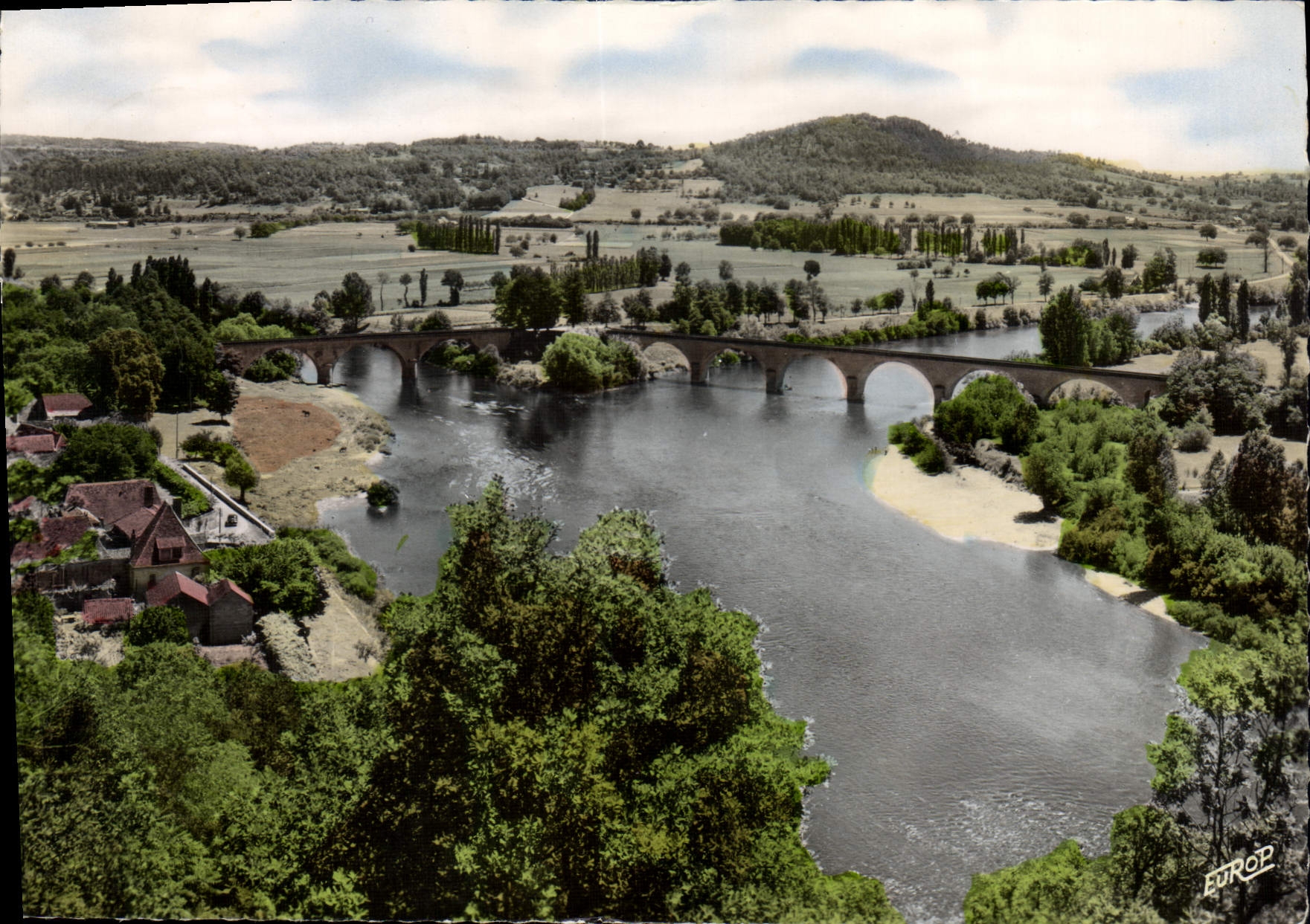 Limeuil (Dordogne) — Die beiden Brücken über die Vézère — Édition Europ