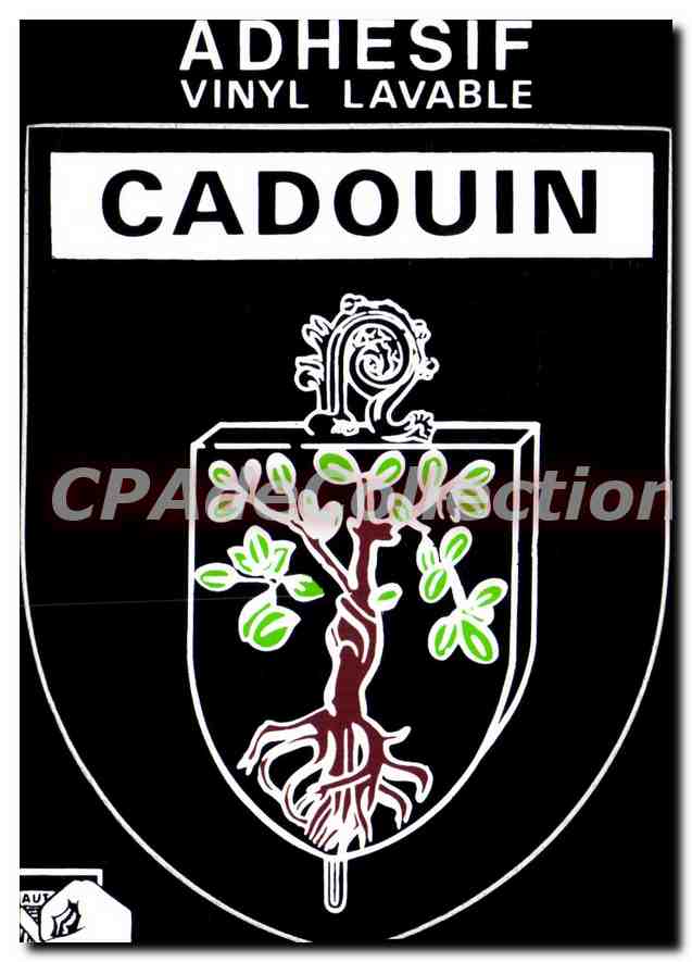 Cadouin — Waschbarer Vinylkleber — Éditions Larrieu, Toulouse