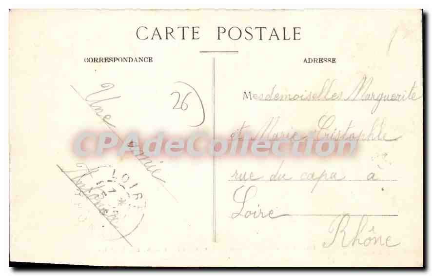 Die (Drôme) — Etablissement Thermo-Résineux de Salières-les-Bains — Pap. L. Rambaud, Die — Verso
