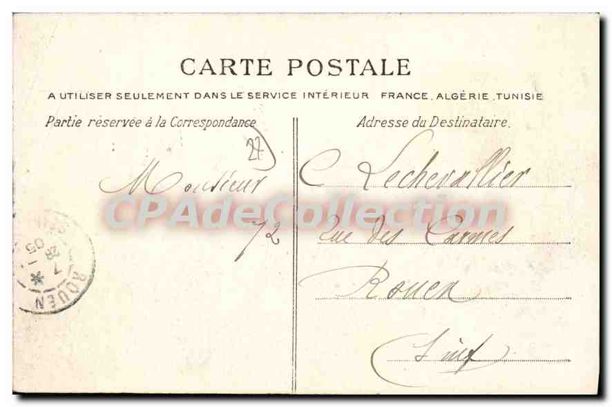 Verneuil - L'Arrivée à Verneuil - La Fausse Porte — La C.P.A. n°30 — Rückseite
