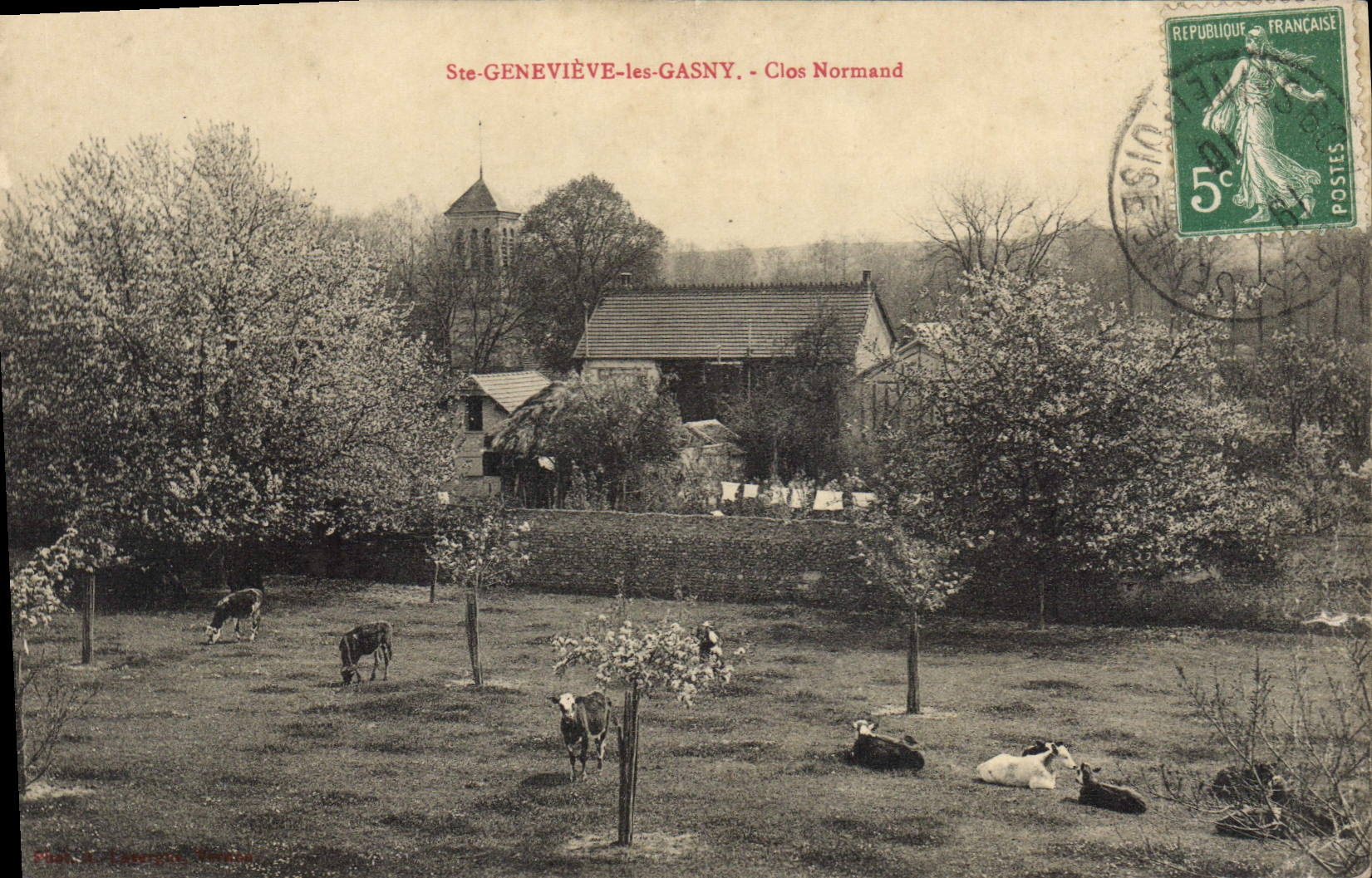 Ste-Geneviève-les-Gasny — Clos Normand — Éditeur : P. Lefebvre, n° 24
