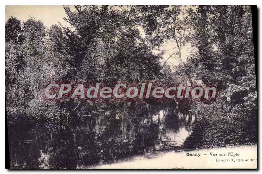 CPA Gasny Vue Sur I'Epte