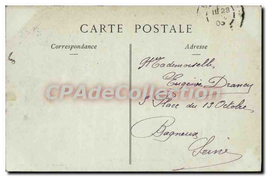 CPA Dreux Vue Generale Prise Du Chemin De Fer — Verso