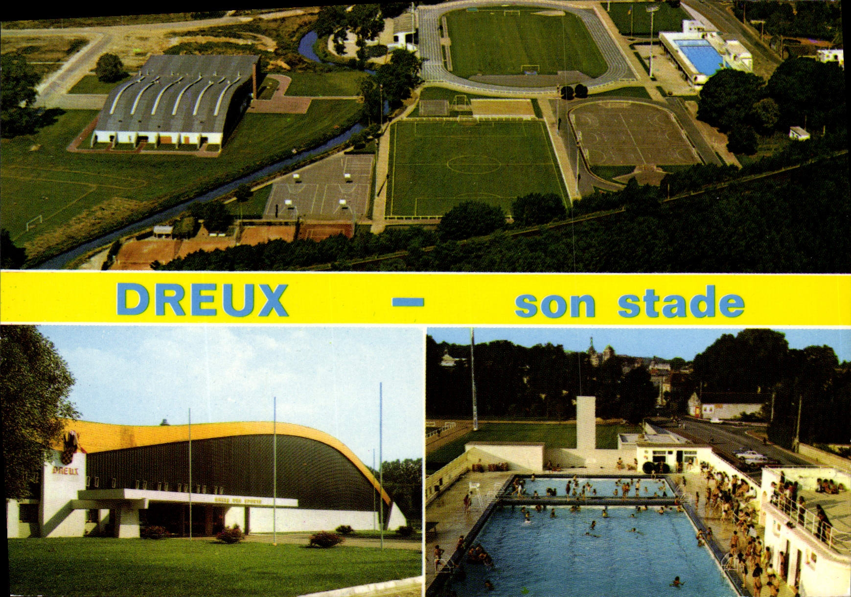 DREUX — son stade — Éditions LA CIGOGNE - Anverso