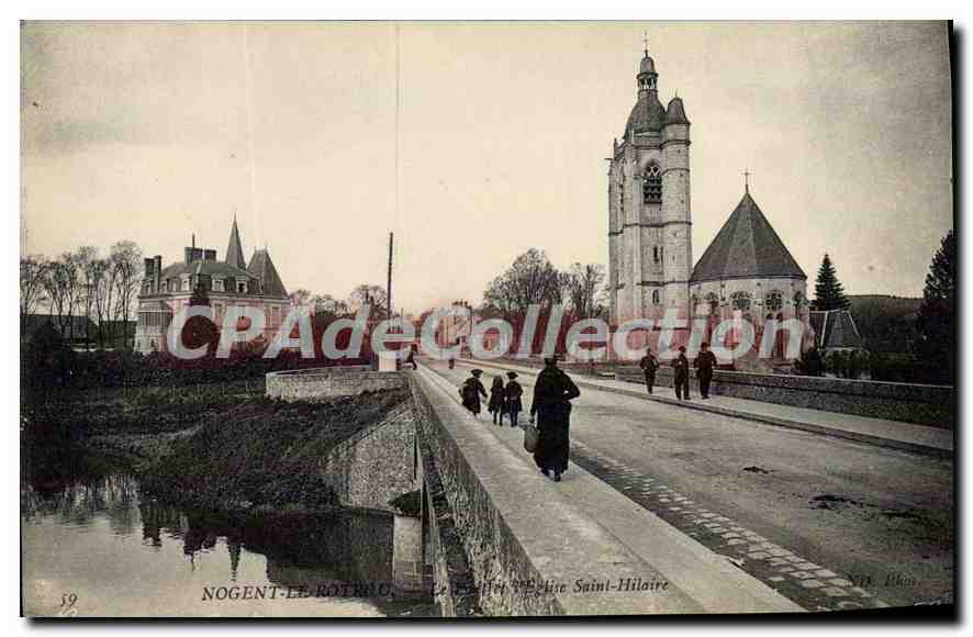 Nogent-le-Rotrou — Iglesia de San Hilario — Editor Elhos, n° 59