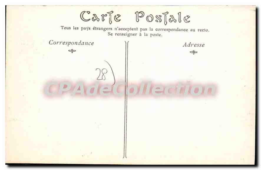 Nogent-le-Rotrou — Iglesia de San Hilario — Editor Elhos, n° 59 — Reverso
