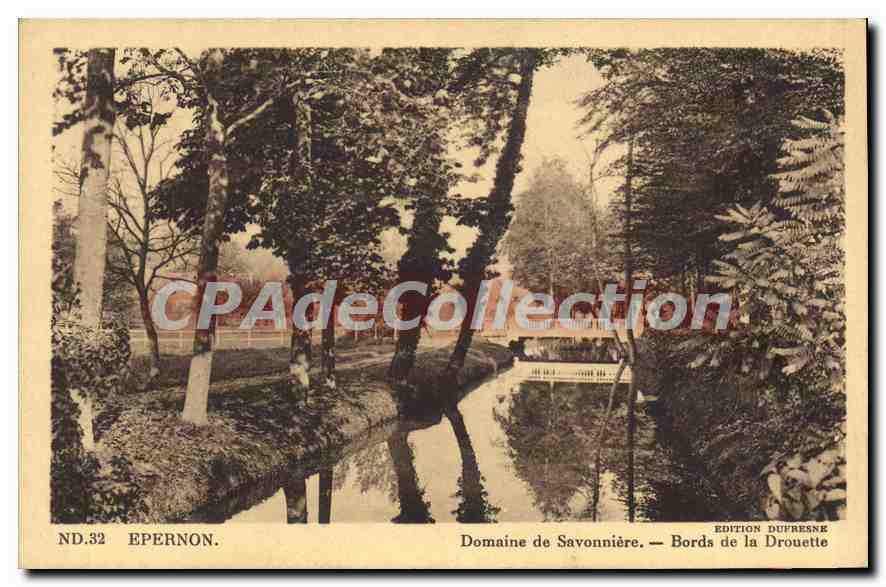 CPA Epernon Domaine De Savonniere Bords De La Drouette