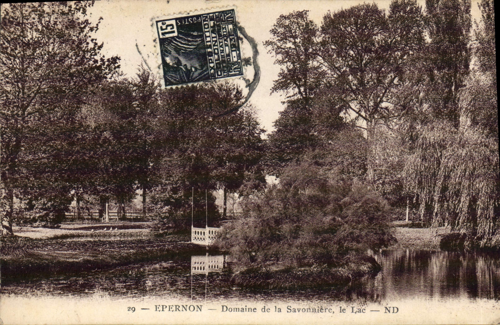 CPA Epernon Domaine De Savonniere Le Lac
