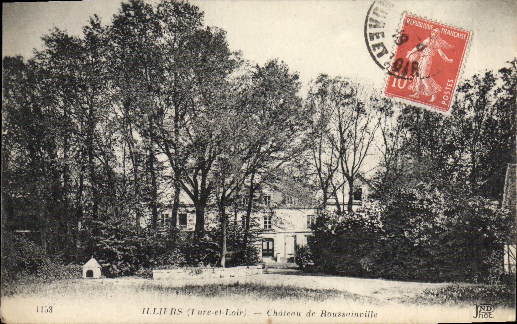 CPA Illiers Chateau De Roussainville