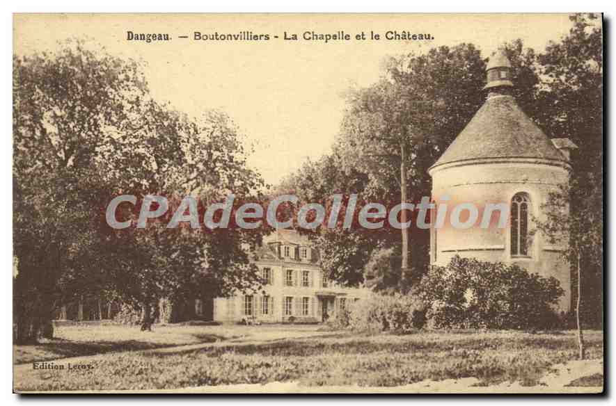 CPA Dangeau Boutonvilliers La Chapelle Et Le Chateau