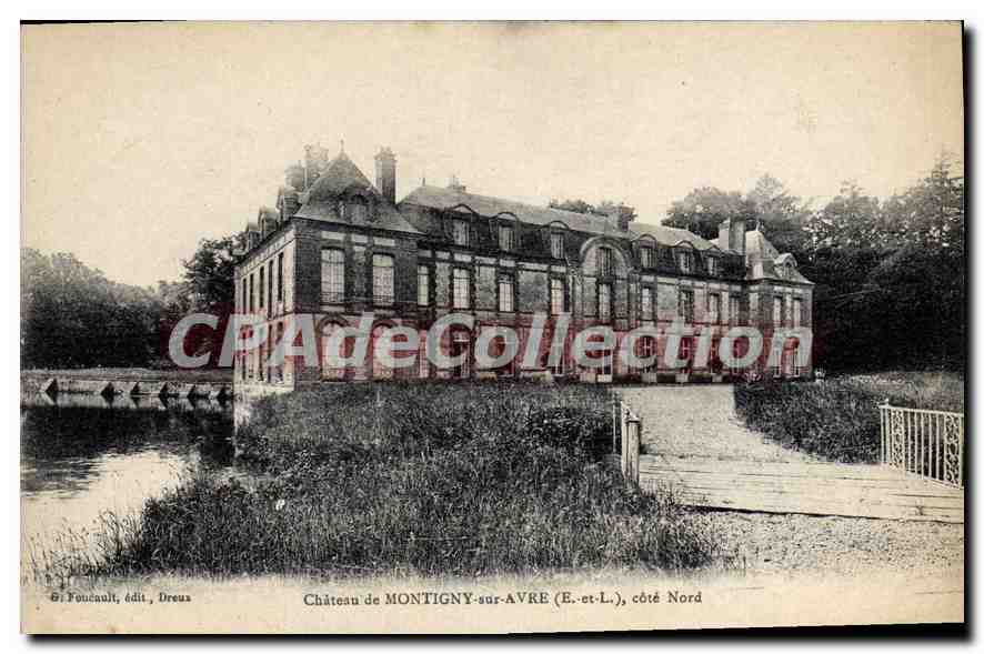 CPA Chateau De Montigny Sur Avre