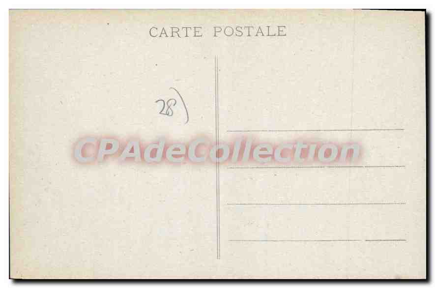 CPA papeteries Sorel Moussel Bords De I'Eure Le Chateau — Verso