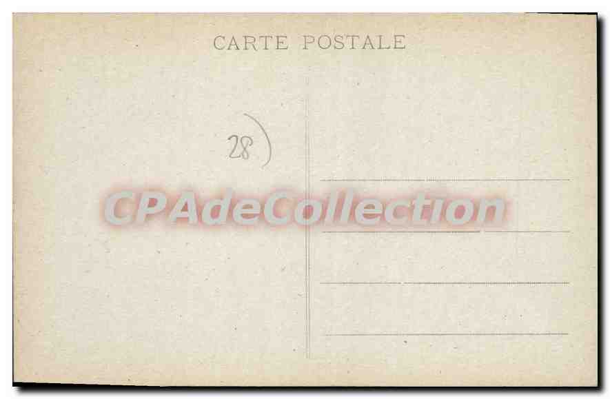 CPA Chateau Et Papeteries De Sorel Moussel — Verso