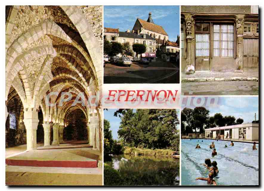 CPSM Epernon Les Pressoirs Le Centre