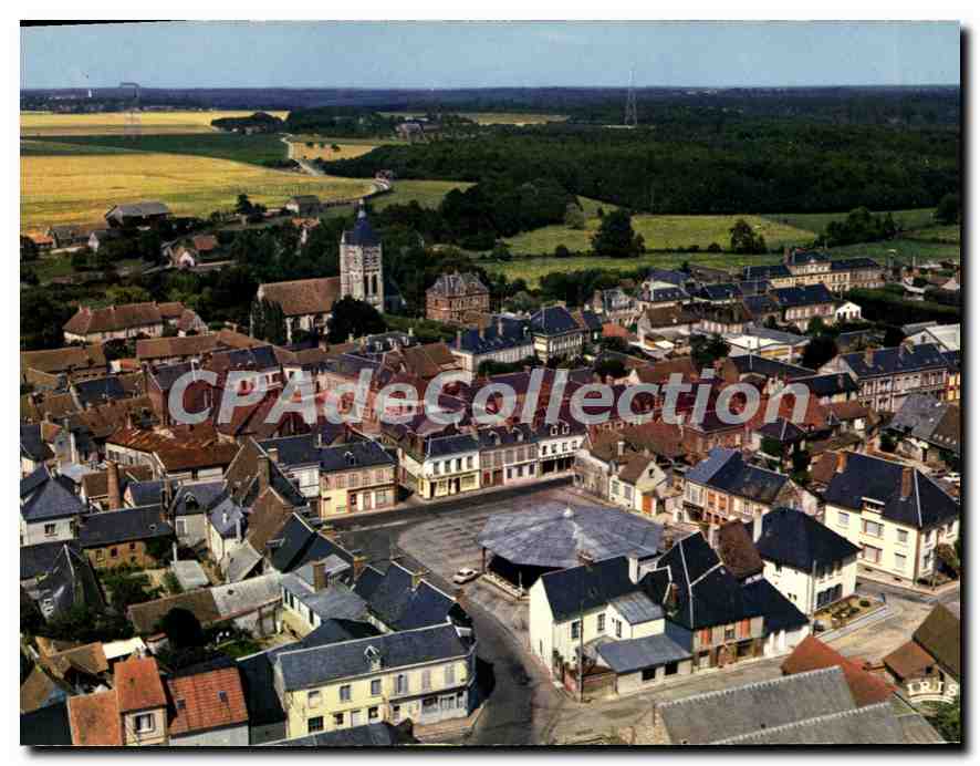 CPSM En Avion Sur le château d'Anet