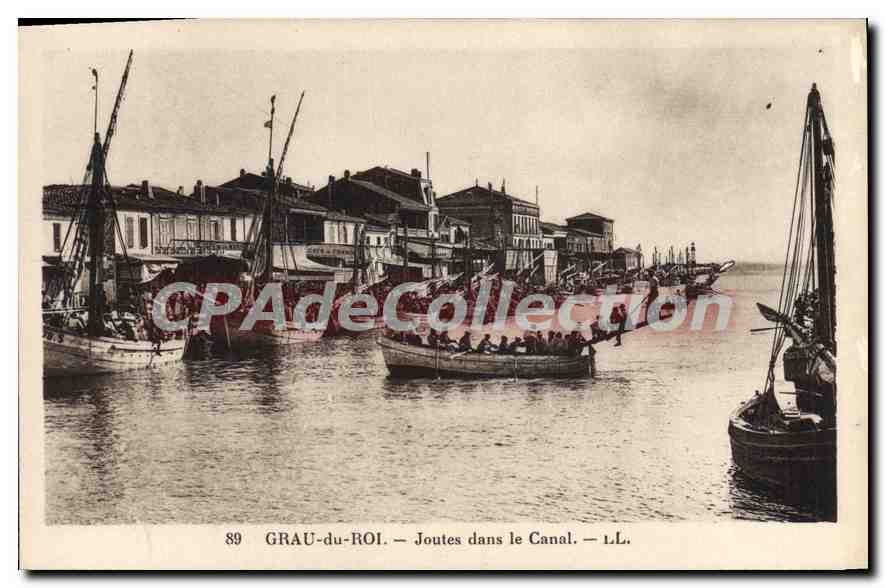 Grau-du-Roi — Joutes dans le Canal — LL. — n°89