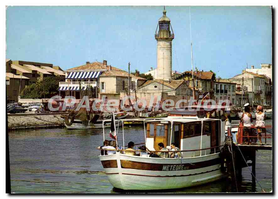 Le Grau-du-Roi — Port avec phare — Éditeur 'SL' n°252