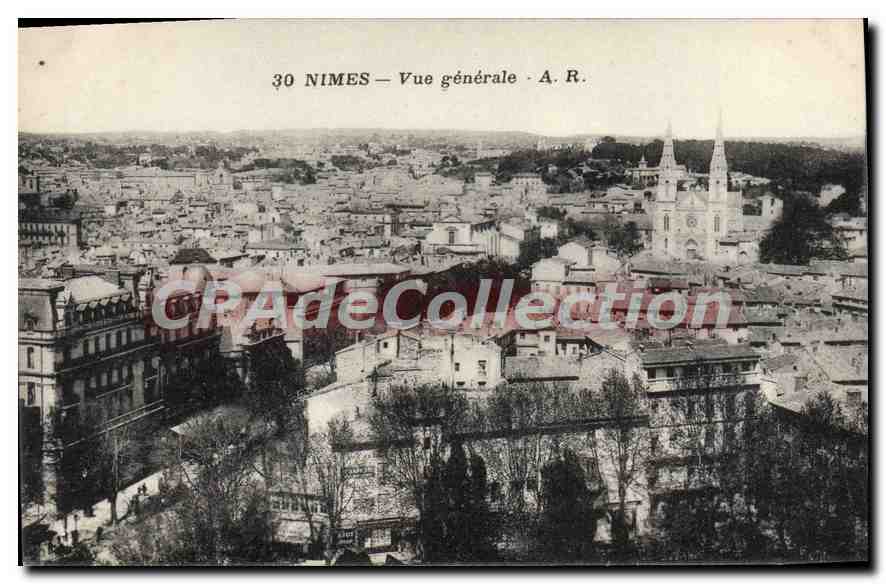 Nîmes — Vue générale — A.R.