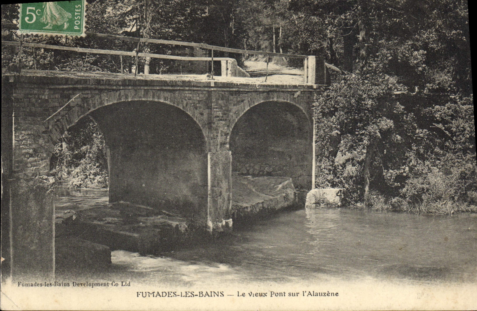 Fumades-les-Bains — Le vieux Pont sur l'Alauzène — Fumades-les-Bains Development Co Ltd
