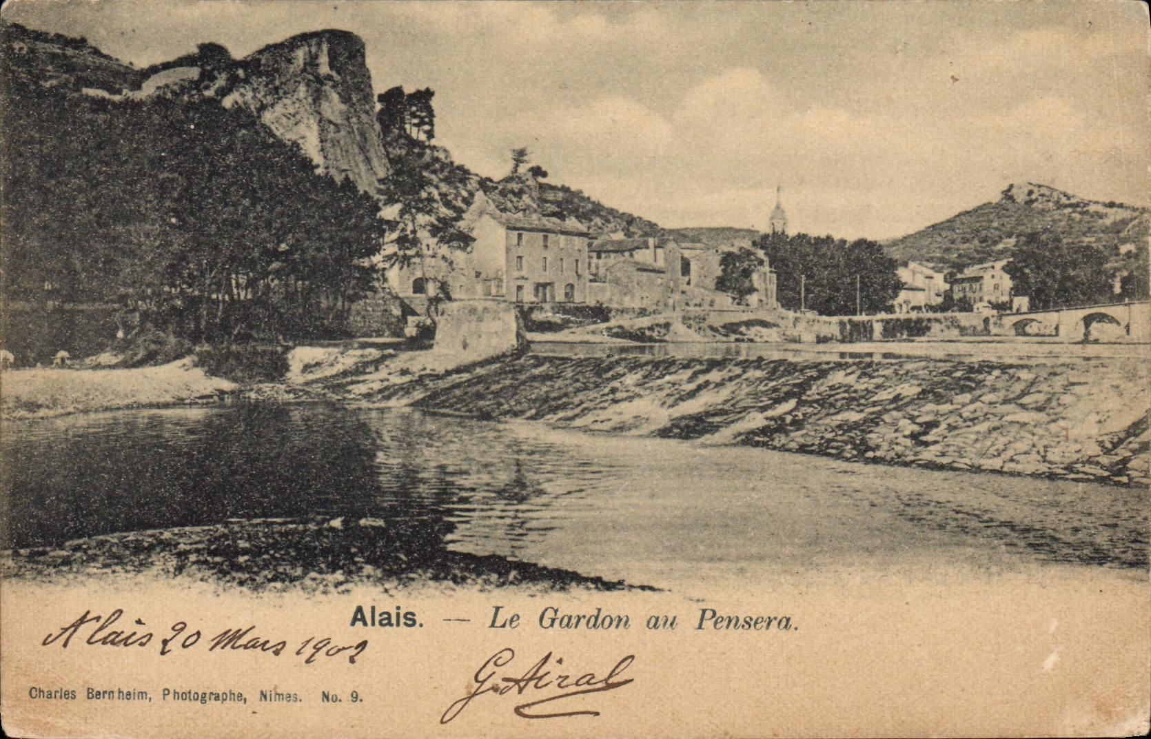 CPA Alais Le Gardon Au Pensera