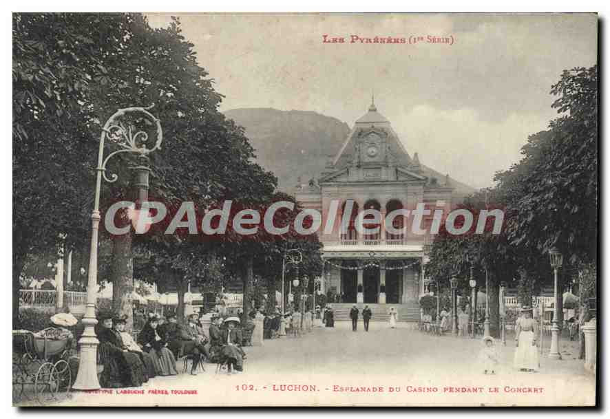 CPA Luchon Esplanade Du Casino