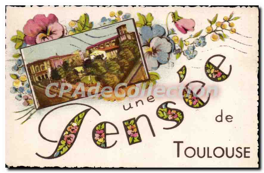 Toulouse — une scène de Toulouse — Éditions Pyrénées-Océan - Anverso