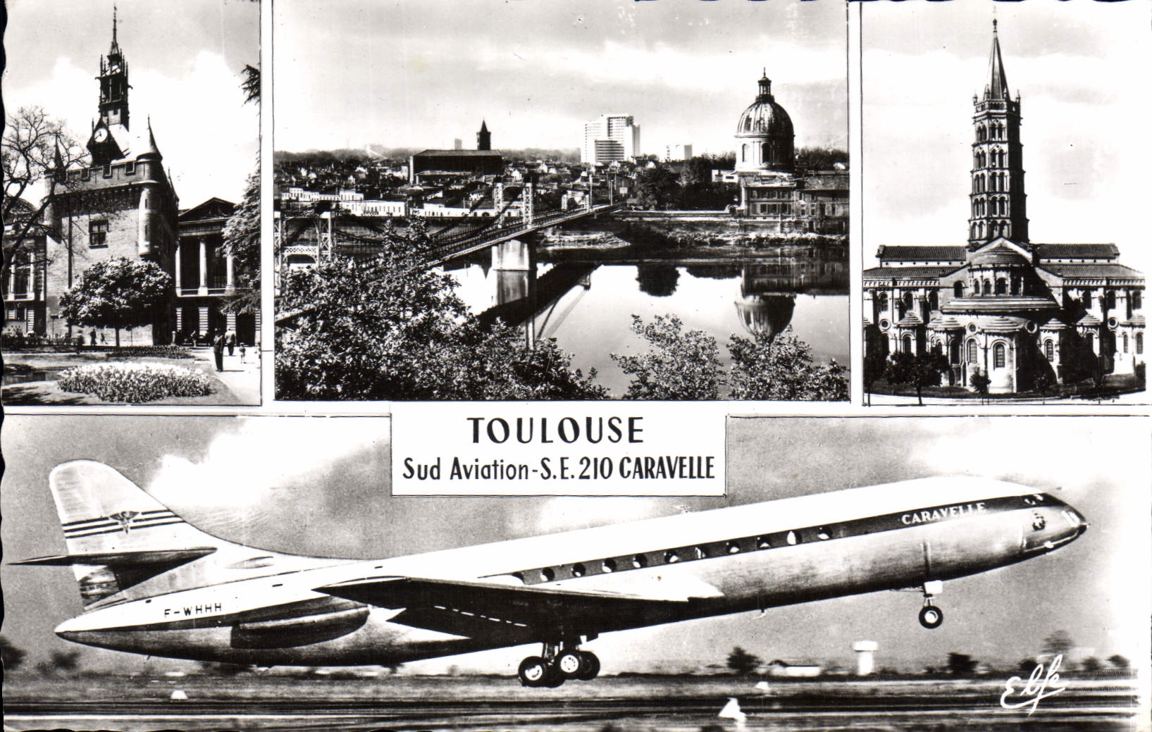 Toulouse — Sud Aviation-S.E.210 Caravelle — éditeur La Souche