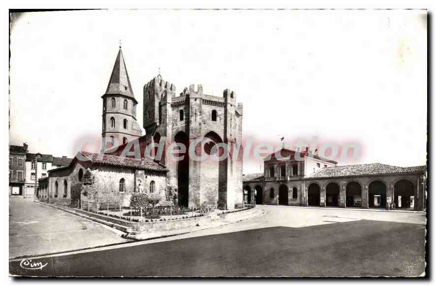 L'Isle-en-Dodon — Chiesa e Piazza del Castello — Cim
