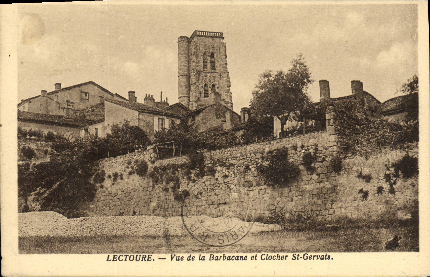 Lectoure — Vue de la Barbacane et Clocher St-Gervais — éditeur non identifié