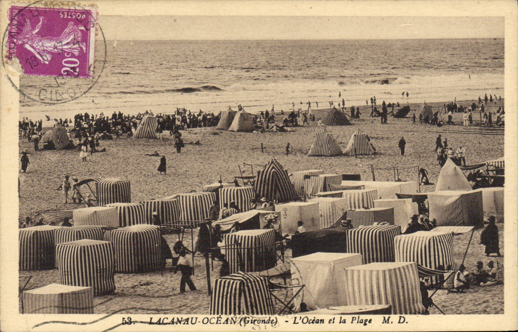 Lacanau-Océan (Gironde) - Der Ozean und der Strand M. D.