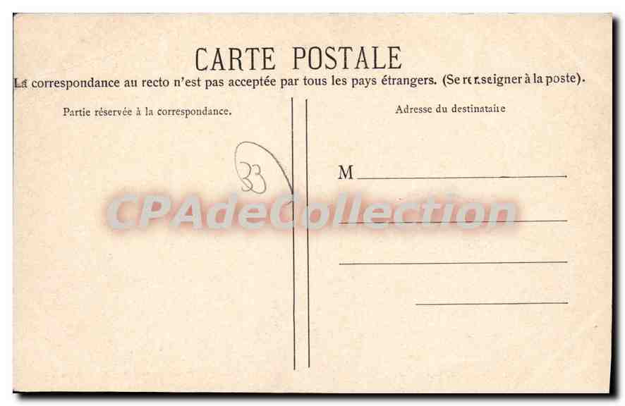 Begadan — Château La Tour de By — CPAdeCollection — Verso