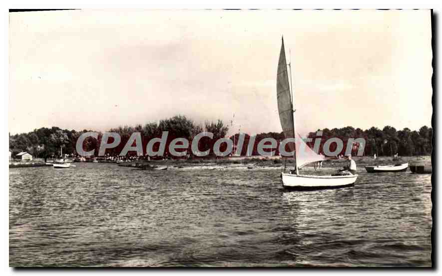 Voilier sur le Lac — Lacanau-Ville (Gironde) — Éditions Van Eyk-Rouleau, Bordeaux