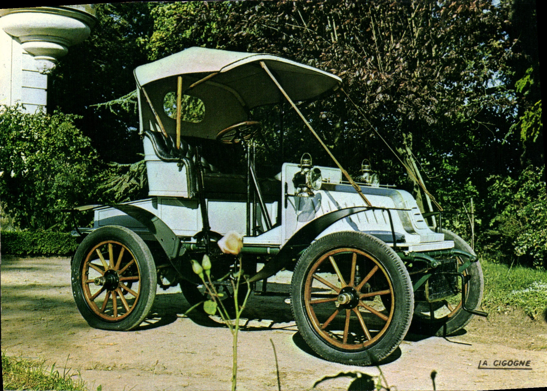 CPSM DE DION BOUTON 1903 Musee Automobile Saint Christoly de blaye Cycles Motocyclettes Lucien Mette