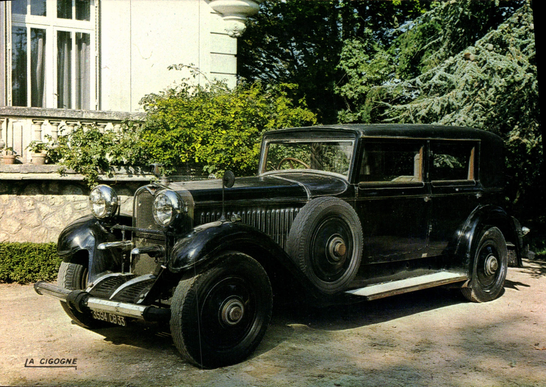 Hispano-Suiza H 6 B Auto — Schloss La Corderie, Saint-Christoly-de-Blaye — Editions « La Cigogne »