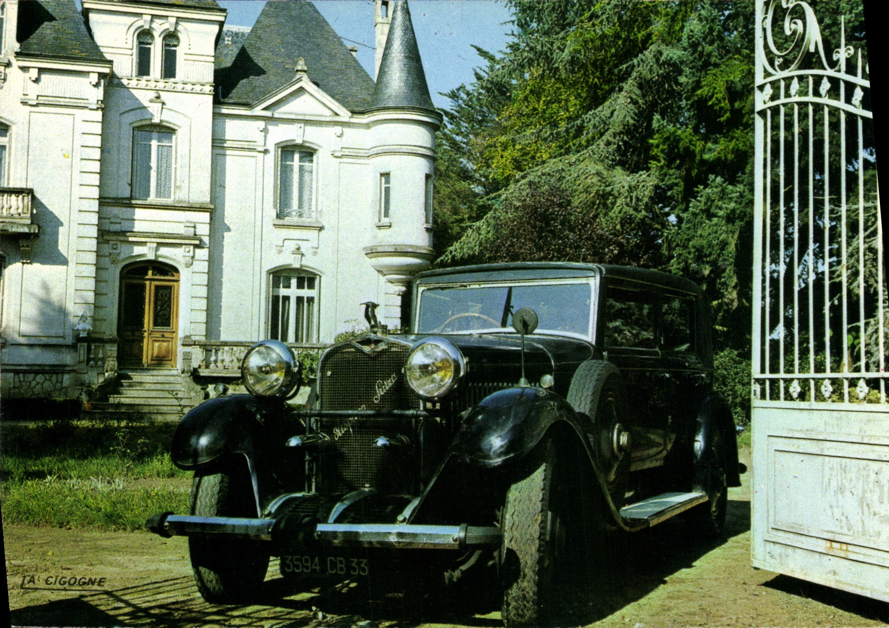 Château de la Corderie — Hispano-Suiza Type 6 B — Éditions « La Cigogne »
