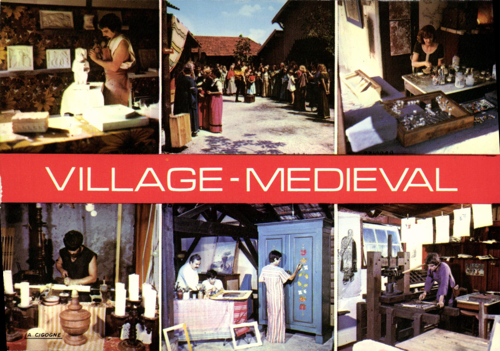 Mittelalterliches Dorf — Handwerkermesse in La Hume — Ausgabe La Cigogne