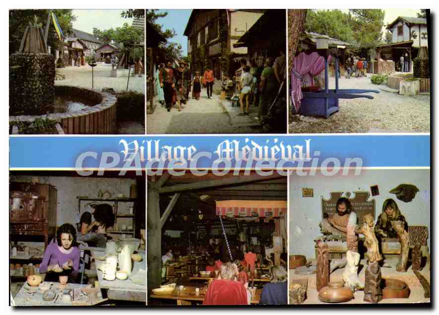 Village Médiéval — La Hume (33470) — Editions 'LA CIGOGNE'