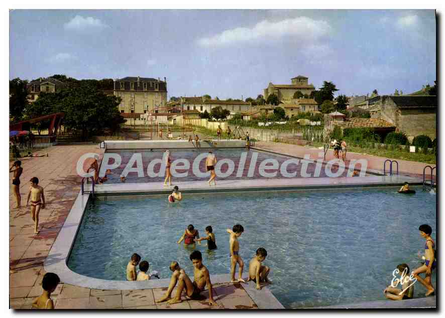 CPSM Saint Andre de Cubzac La Piscine