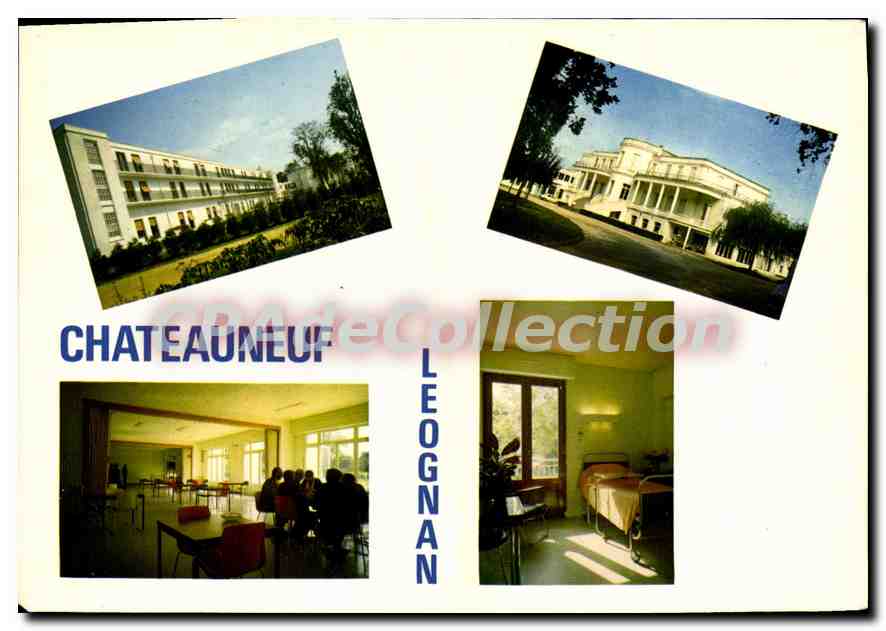 CPSM Leognan Maison de Convalescence Chateauneuf Etablissement de la Caisse Primaire d'Assurance Mal