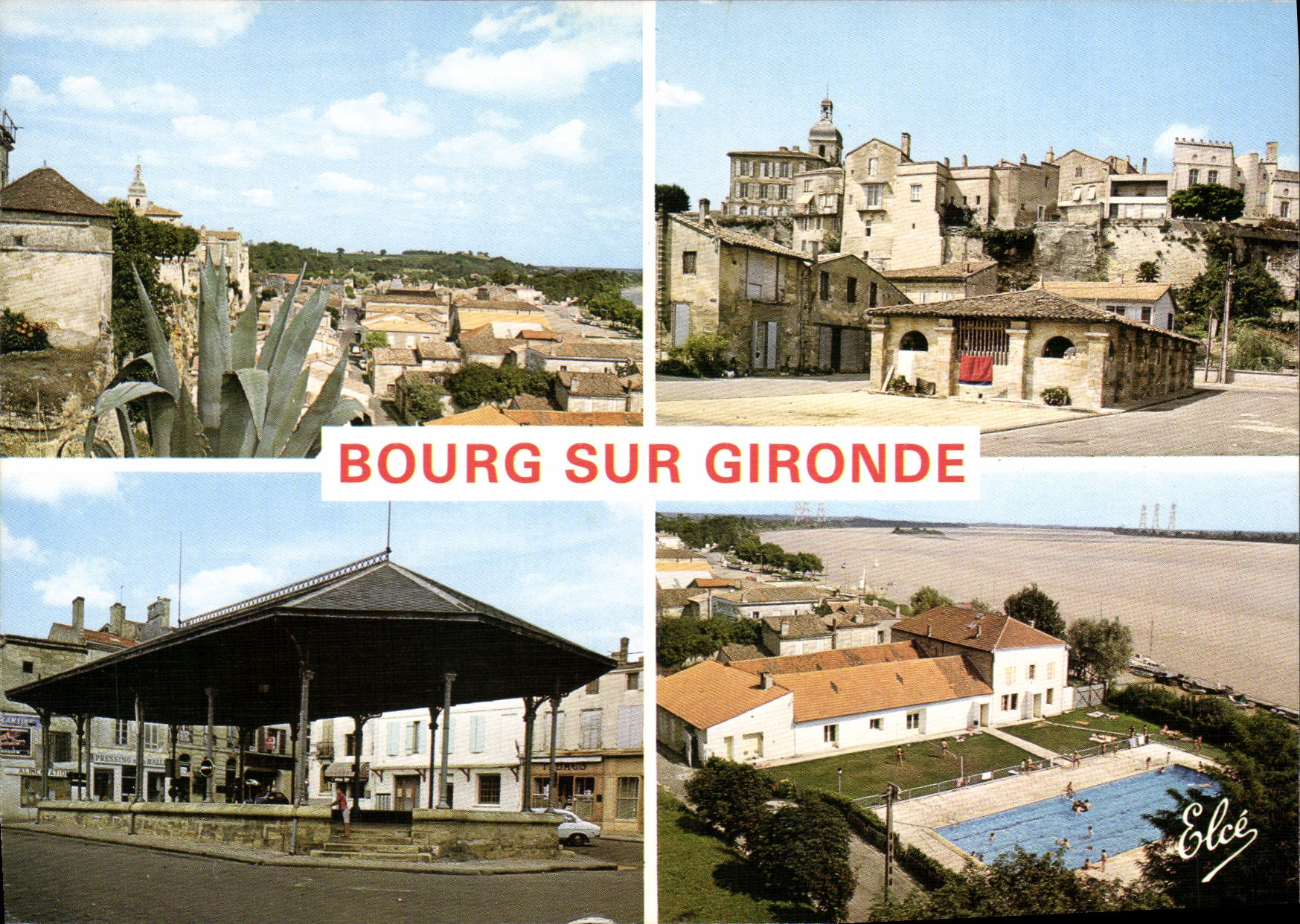 Bourg sur Gironde — vue générale — Élécé