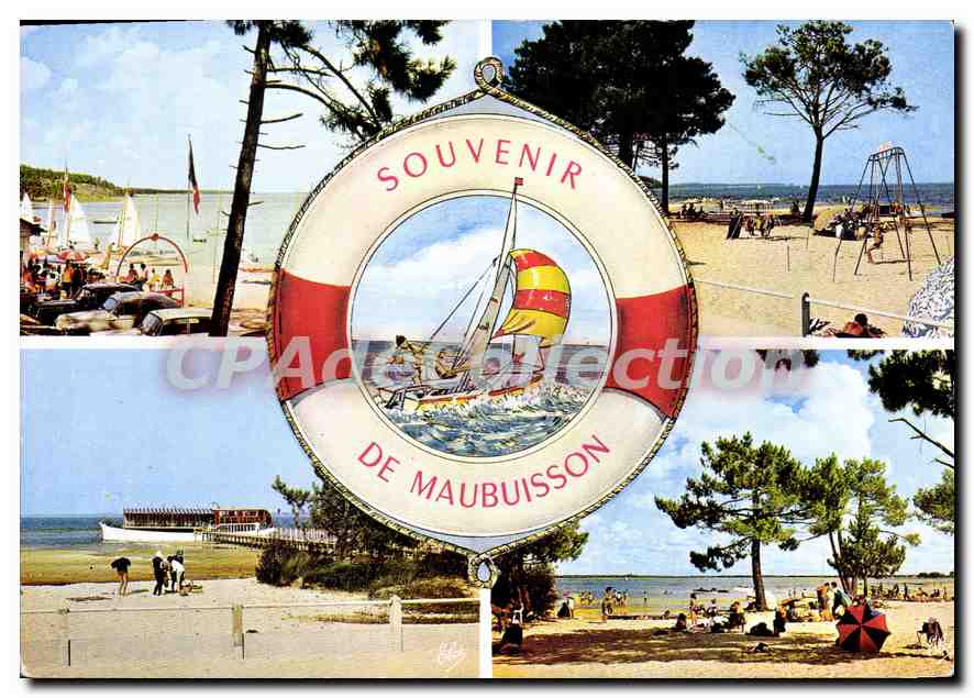 Maubuisson — Souvenir de Maubuisson — Éditeur L. Chatagnéau, Bordeaux