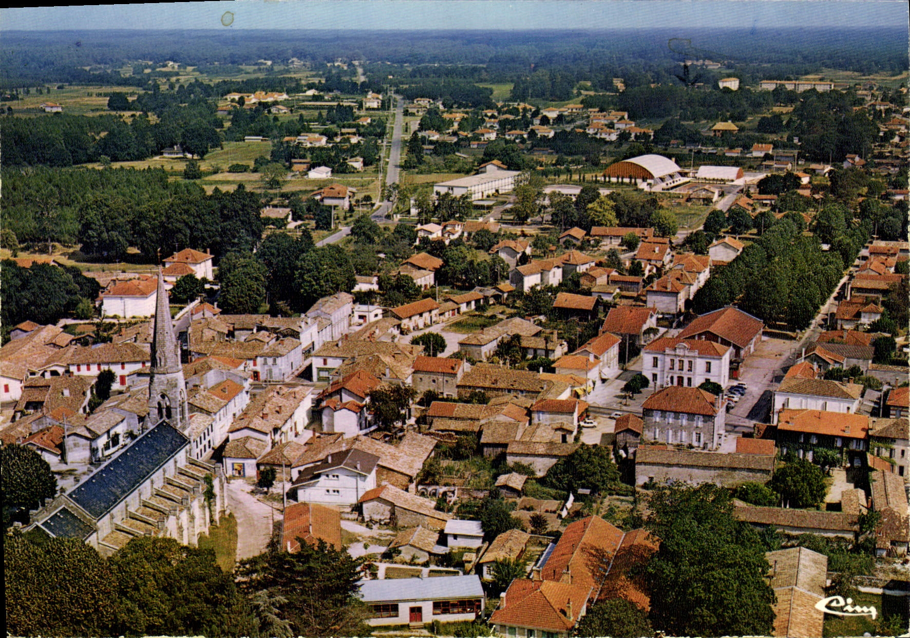 SALLES (Gironde) — Vue générale aérienne — Éditeur Ping