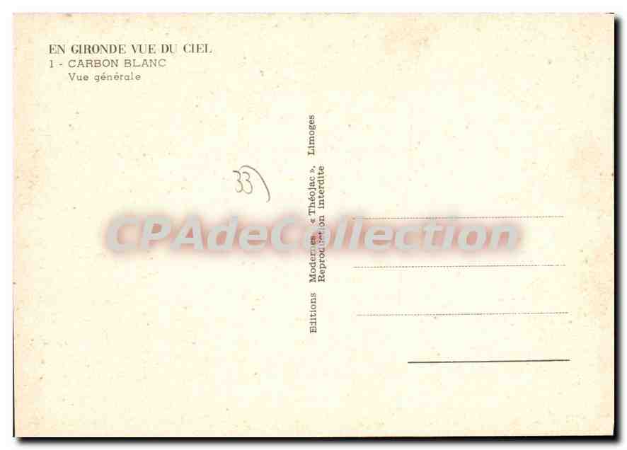 Carbon Blanc — Allgemeiner Blick — Editions Théolac — Rückseite