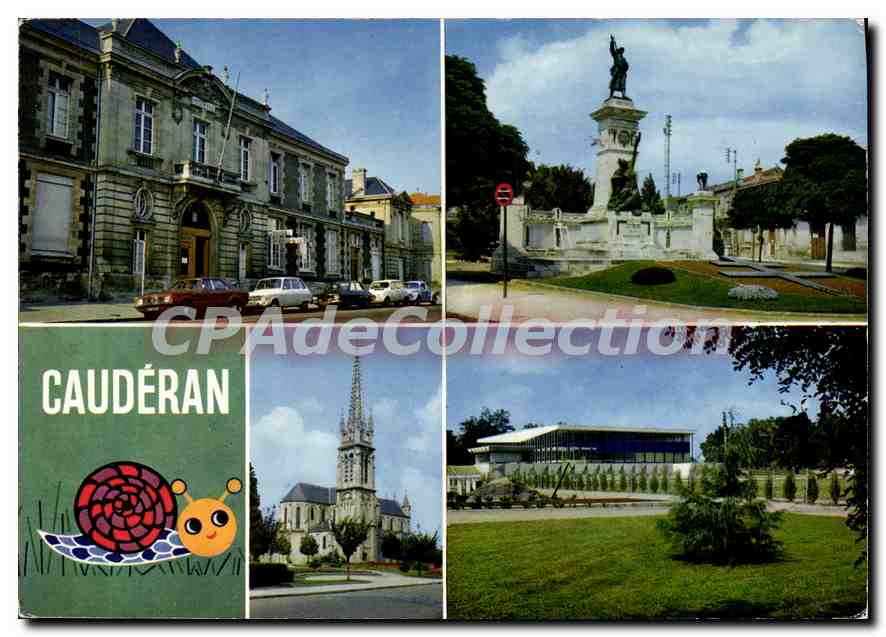 Caudéran — Divers aspects — Éditions LA CIGOGNE, Hachette, Bordeaux - Recto