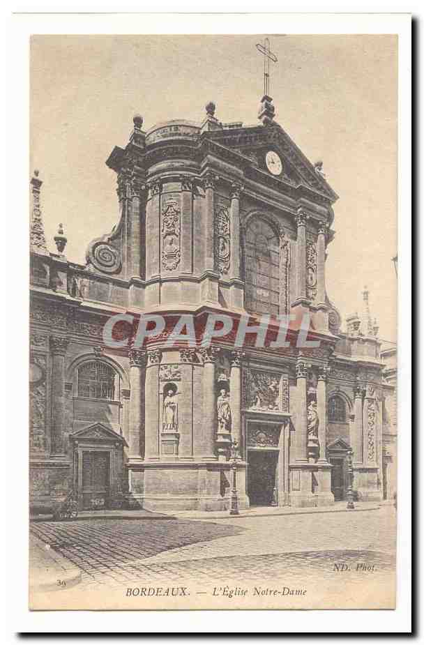 Bordeaux CPA L'eglise Notre Dame