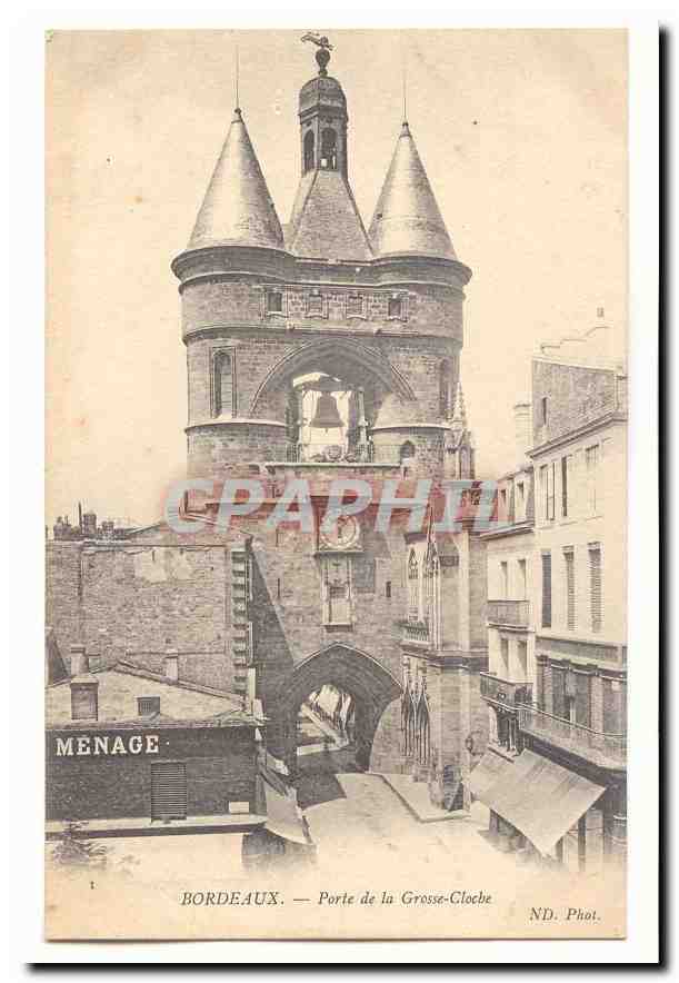 Bordeaux — Porte de la Grosse-Cloche — Menage