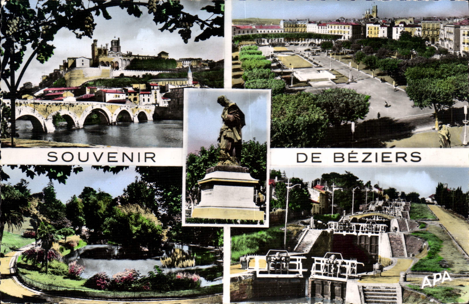 Béziers — Souvenir — Sté des Cartes Postales APA