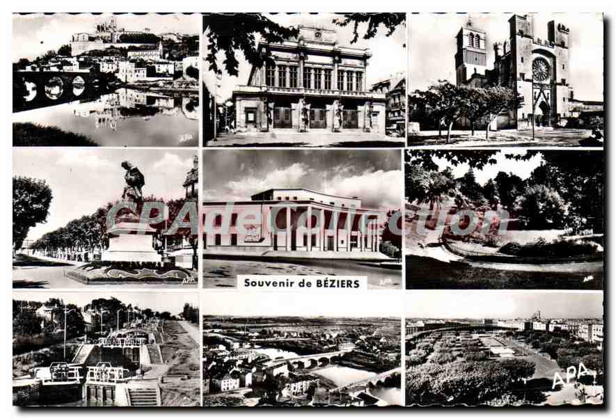 Béziers — Souvenir de BÉZIERS — APA